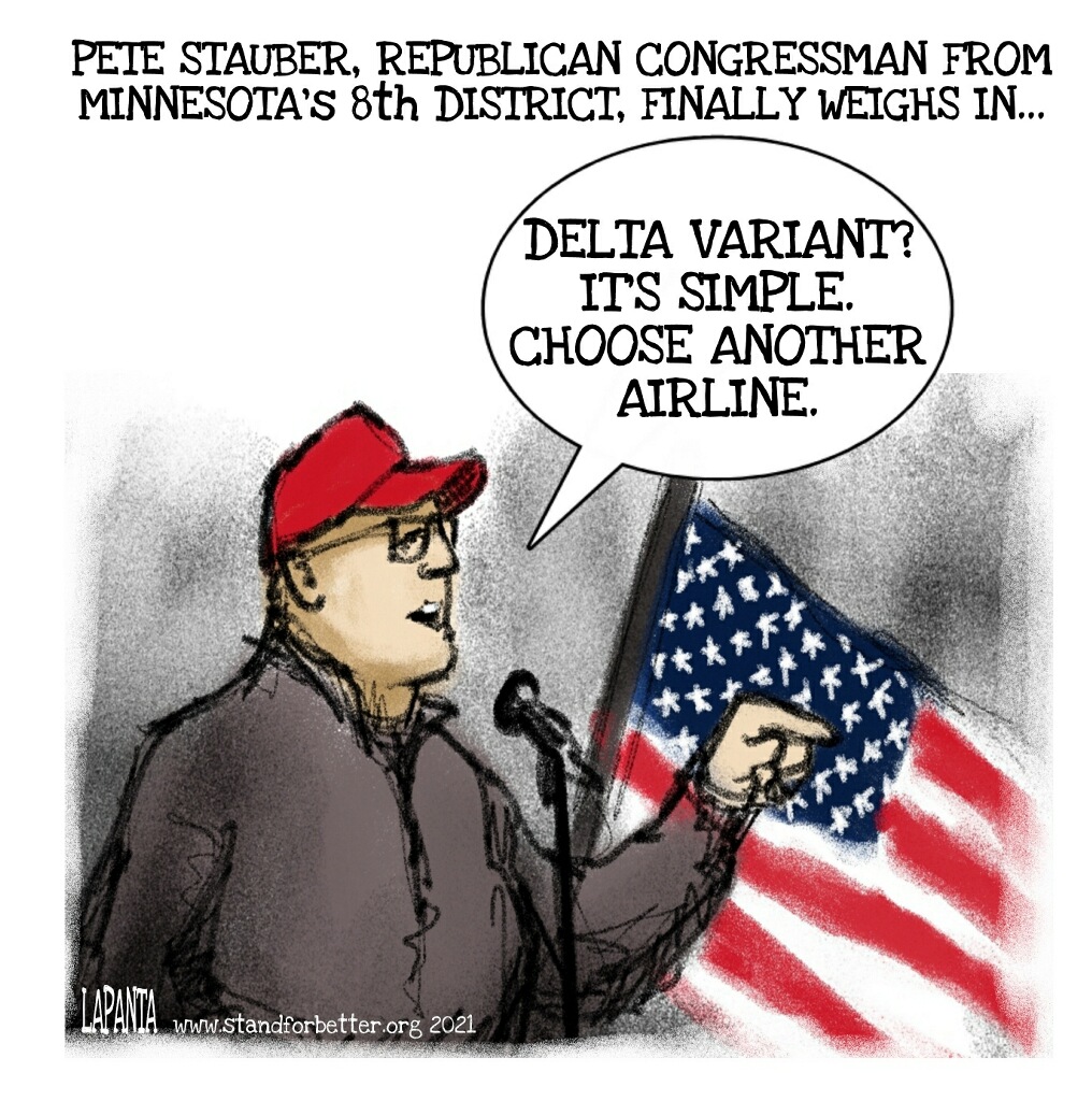 Republican Congressman Pete Stauber Weighs In On Covid